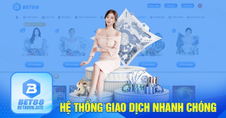 Tốc độ giao dịch nạp/ rút ổn định