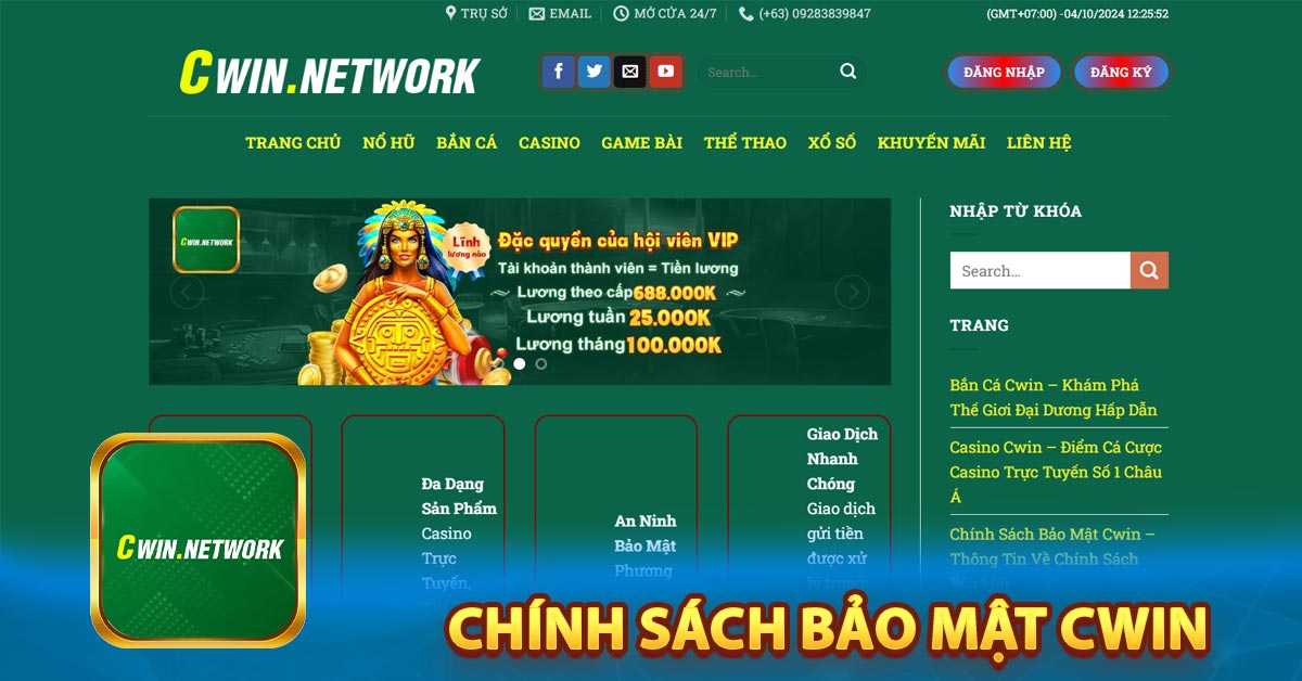 Chính sách bảo mật Cwin